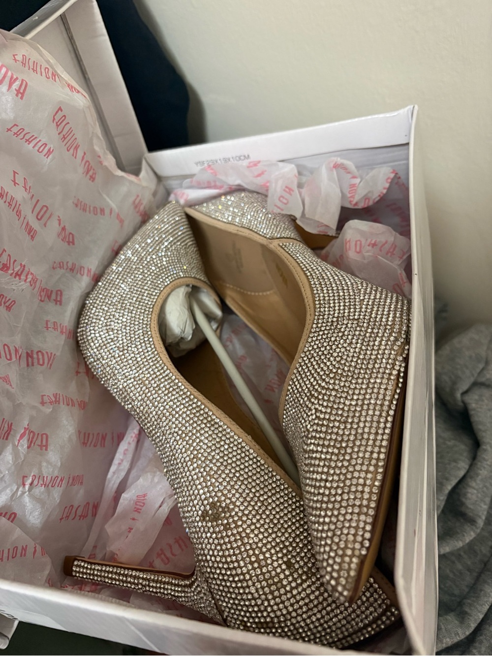 Rhinestone Heels